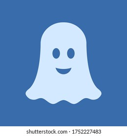 Ghost character icon vector eps