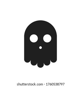 ghost character vector icon illustration isolated on white background
