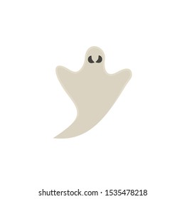 Ghost color icon. Simple colored vector of halloween icons for ui and ux, website or mobile application