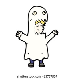 ghost costume cartoon