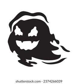 ghost creature horror vector isolated