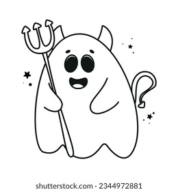 ghost, cute ghost, doodle ghost, halloween ghost