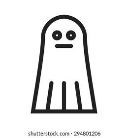 Ghost, dark, fear icon vector image.Can also be used for halloween, celebration, observances and holidays. Suitable for mobile apps, web apps and print media.