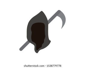 Ghost of death. Halloween concept - Vector illustration