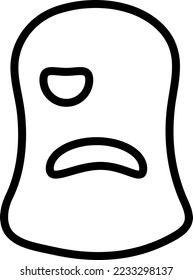 Ghost design trendy icon illustration on white background..eps
