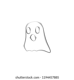 Ghost Doodle Design Stock Vector (Royalty Free) 1194457885 | Shutterstock