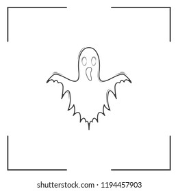 ghost doodle design