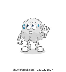 the ghost eavesdropping vector. cartoon character