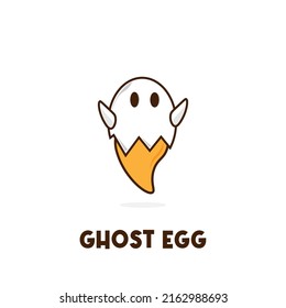 Logo de la ilustración de la tierna del huevo fantasma