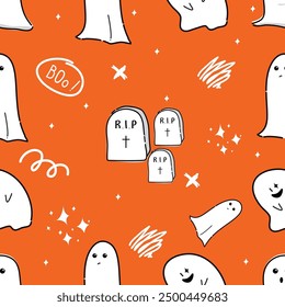 ghost element pattern for halloween event set