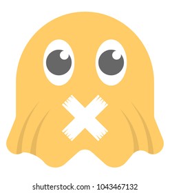 
Ghost Emoji Flat Icon
