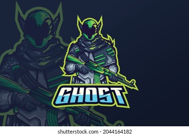 Ghost - Plantilla de logotipo de salida