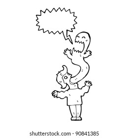 fantasma exorcizado de la caricatura humana