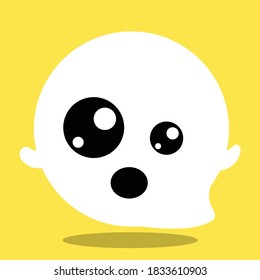 ghost face design vector illustration