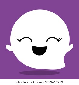 ghost face design vector illustration
