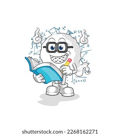 the ghost geek cartoon. cartoon mascot vector