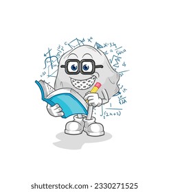 the ghost geek cartoon. cartoon mascot vector