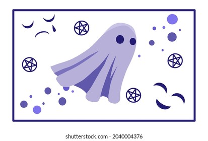 Ghost going across the emotional river