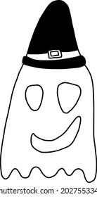 Ghost Halloween in the doodle