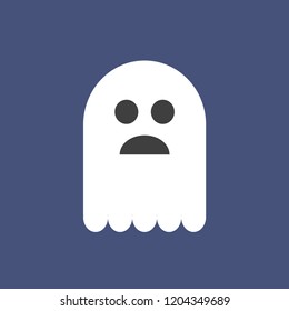 Ghost. Halloween. Element halloween. Logo. Vector illustration. EPS 10.