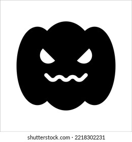 Ghost, halloween icon, on a white background.