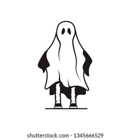 Ghost Halloween logo