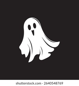  ghost halloween logo vector illustration template design