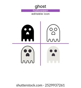 Ghost, Halloween, mystery, spooky, horror and Scary Icon