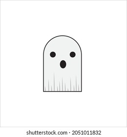 ghost halloween vector for background or decoration  