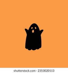Ghost, Happy Halloween vector icon