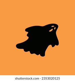 Fantasma, icono del vector Happy Halloween