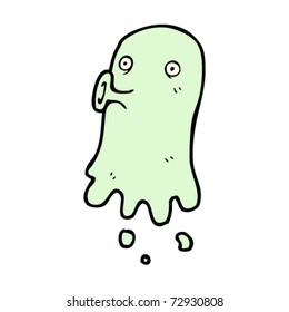 ghost haunting cartoon