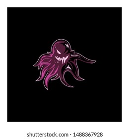 ghost head octopus style concept