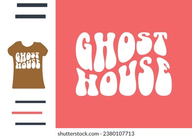 Ghost house t shirt design
