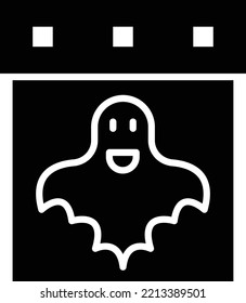 Ghost House Vector Icon which is suitable for commercial work and easily modify or edit it

