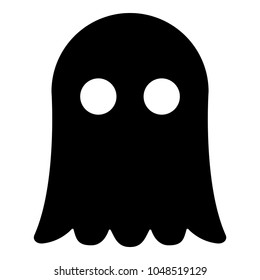 Ghost icon black color