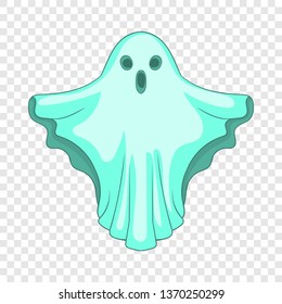 Ghost icon in cartoon style isolated on background for any web design 