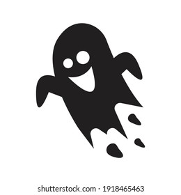 Ghost icon design isolated on a White Background. 
