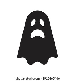 Ghost icon design isolated on a White Background. 