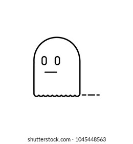 ghost icon. Element of ghost elements illustration. Thin line  illustration for website design and development, app development. Premium icon on white background