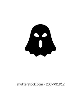 Icono de fantasma, ilustración vectorial plana