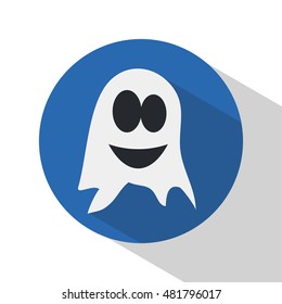 Ghost. Icon. Halloween. All Saints' Day. Frighten. For your design