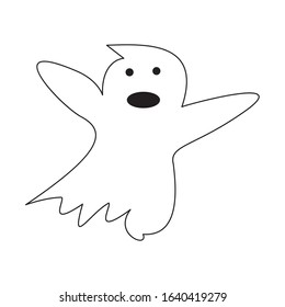 ghost icon Halloween characters icons  symbol