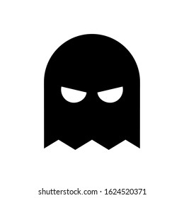 Ghost icon, halloween vector design trendy, Emotion Variation. Simple flat style design elements. Creepy horror images.