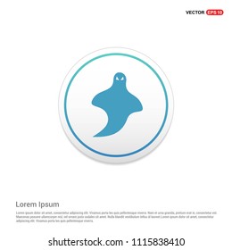Ghost icon Hexa White Background icon template -   vector icon