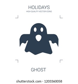 ghost icon. high quality filled ghost icon on white background. from holidays collection flat trendy vector ghost symbol. use for web and mobile