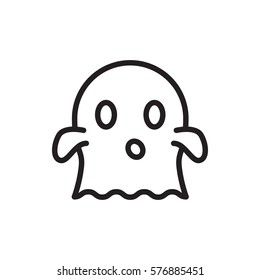 ghost icon illustration isolated vector sign symbol