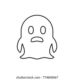 ghost icon illustration isolated vector sign symbol