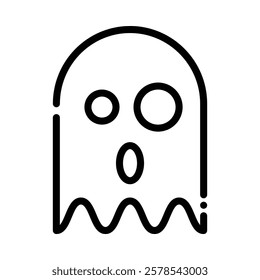 Ghost Icon in Line Style