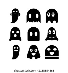 ghost icon or logo isolated sign symbol vector illustration - high quality black style vector icons
